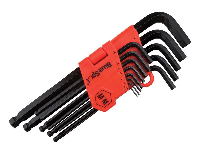 BlueSpot Tools Long Arm Ball End Hexagon Key Set, 13 Piece – – Now available at MTN Shop UK. - imagen 2