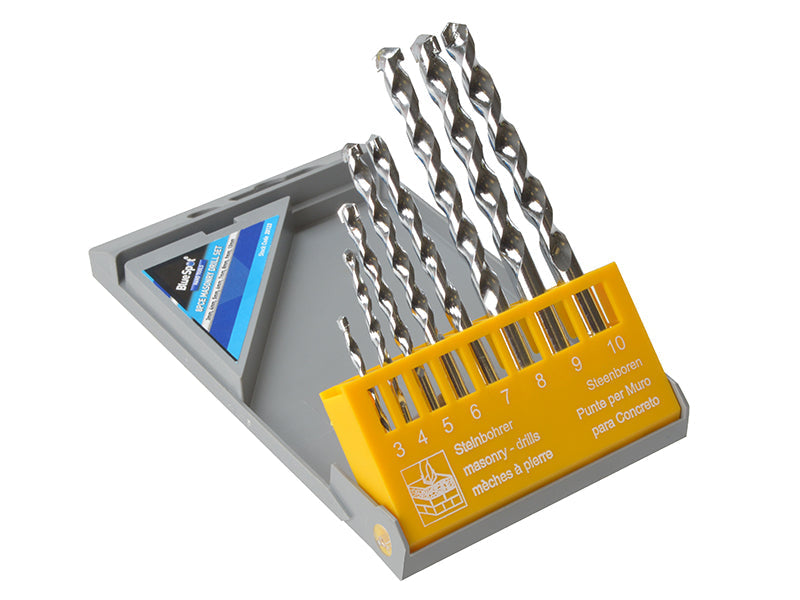 BlueSpot Tools Masonry Drill Set, 8 Piece 3-10mm – – Now available at MTN Shop UK. - imagen 2