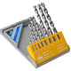 BlueSpot Tools Masonry Drill Set, 8 Piece 3-10mm
