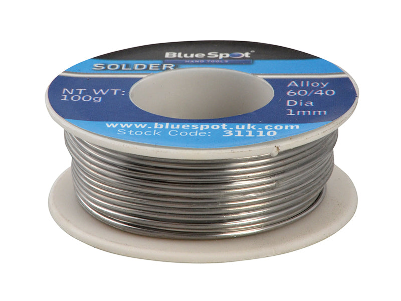 BlueSpot Tools Flux Covered Solder 100g 60/40 – – Now available at MTN Shop UK. - imagen 2