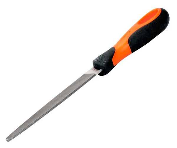 Handled Tapered Edge Flat Second Cut File - imagen 3