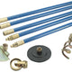 Bailey 1324 Lockfast 3/4in Drain Rod Set 4 Tools