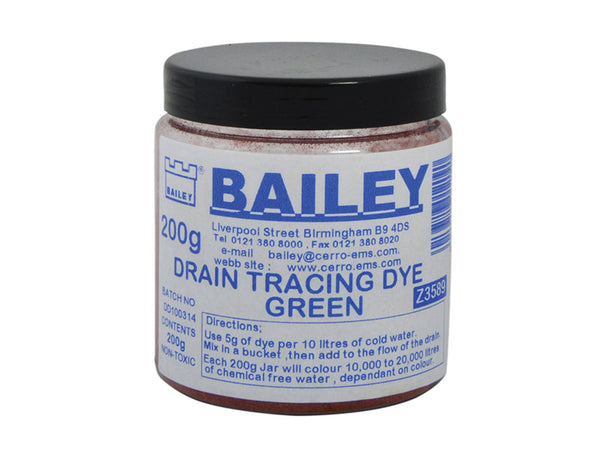Bailey 3589 Drain Tracing Dye - Green – – Now available at MTN Shop UK.