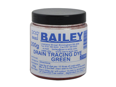 Bailey 3589 Drain Tracing Dye - Green – – Now available at MTN Shop UK.