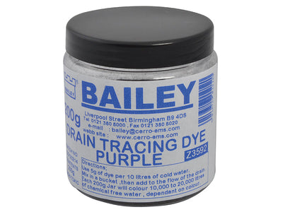 Bailey 3592 Drain Tracing Dye - Purple – – Now available at MTN Shop UK.