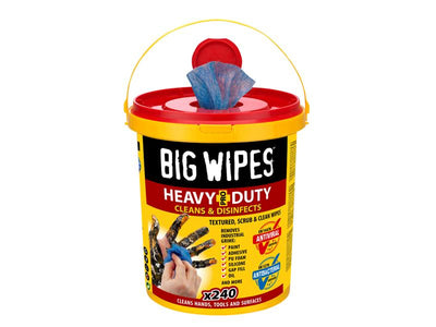 Big Wipes Heavy-Duty Pro+ Antiviral Wipes (Bucket 240) – – Now available at MTN Shop UK.