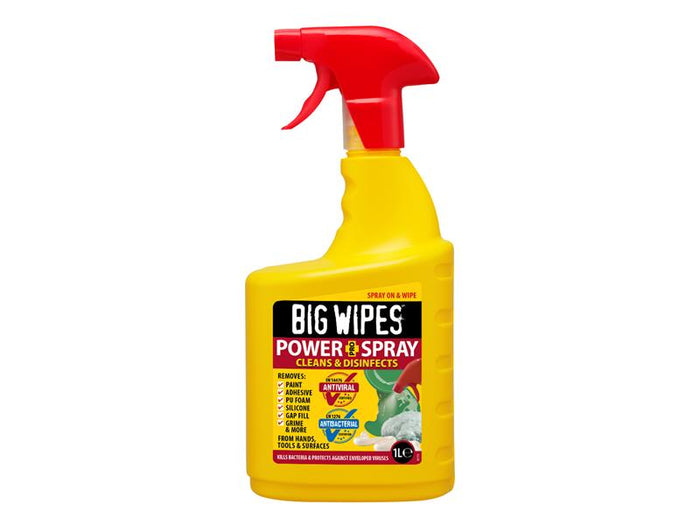 Big Wipes  Power Spray Pro+ Antiviral Cleaning Spray 1 litre