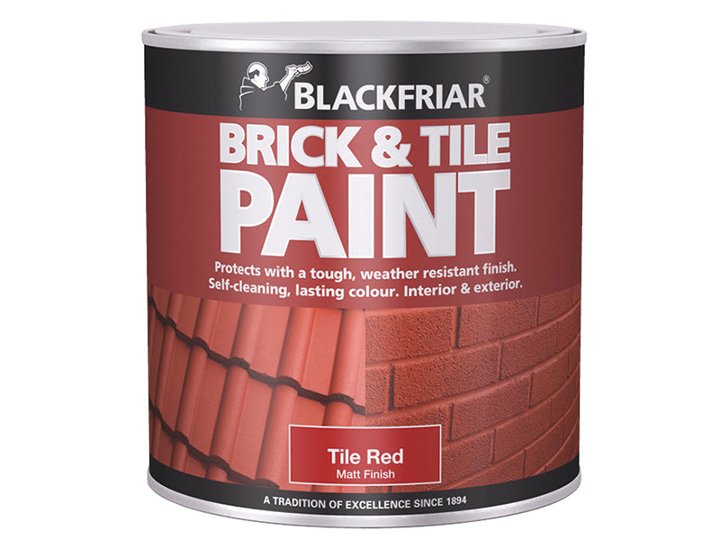 Blackfriar Brick & Tile Paint Matt Red 500ml – – Now available at MTN Shop UK. - imagen 2