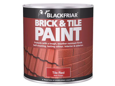 Blackfriar Brick & Tile Paint Matt Red 250ml – – Now available at MTN Shop UK.