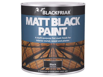 Blackfriar Matt Black Paint 500ml – – Now available at MTN Shop UK.