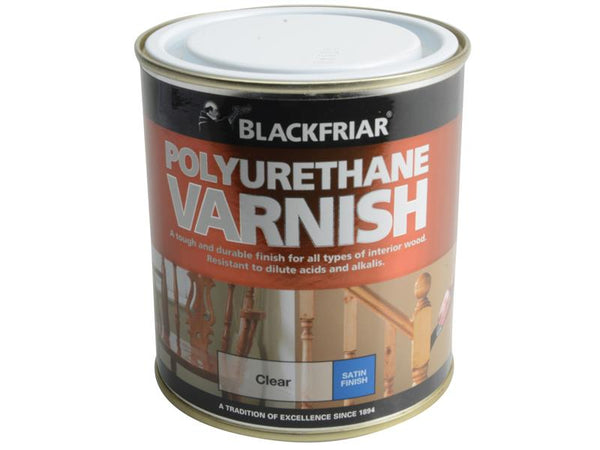 Blackfriar Polyurethane Varnish P100 Clear Satin 500ml – – Now available at MTN Shop UK.