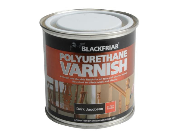 Blackfriar Polyurethane Varnish P85 Dark Jacobean Gloss 250ml – – Now available at MTN Shop UK.