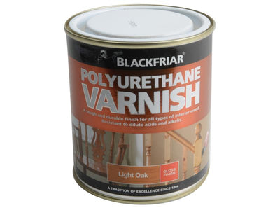 Blackfriar Polyurethane Varnish P40 Light Oak Gloss 500ml – – Now available at MTN Shop UK.