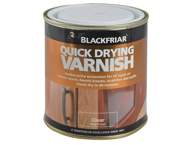 Blackfriar Quick Drying Duratough Interior Varnish Clear Matt 250ml – – Now available at MTN Shop UK.