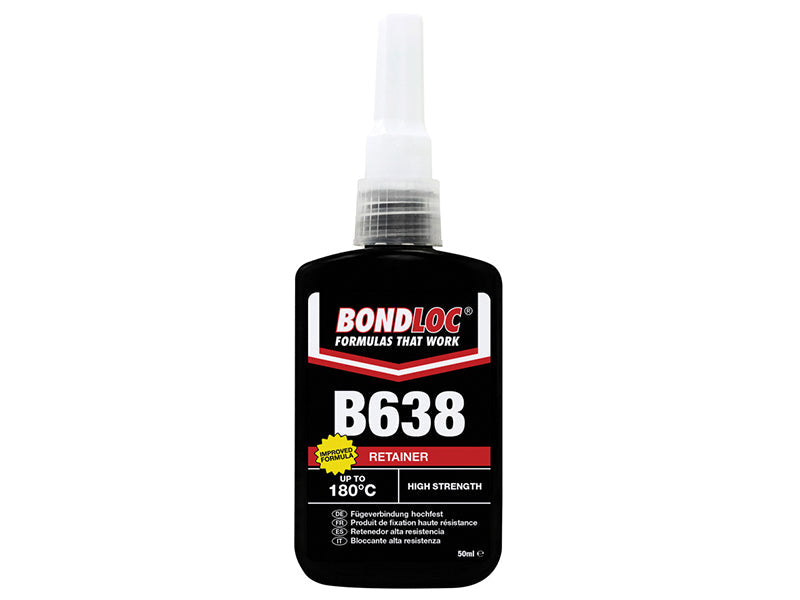 Bondloc B638 High Strength Retaining Compound 50ml – – Now available at MTN Shop UK. - imagen 2