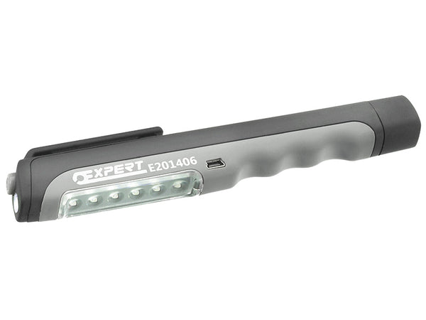 Expert USB Rechargeable Pen Light 6+1 LED – – Now available at MTN Shop UK.