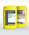 Pennine brake and clutch fluid in yellow container