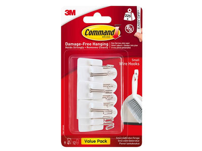 Command™ White Wire Hooks Value Pack (Pack 9) – – Now available at MTN Shop UK.