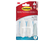 Command™ Medium Bathroom Hooks (Pack 2) – – Now available at MTN Shop UK. - imagen 2