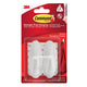 Command™ Medium White Designer Hooks (Pack 2)