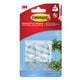 Command™ Clear Hooks with Clear Strips, Medium (Pack 2)