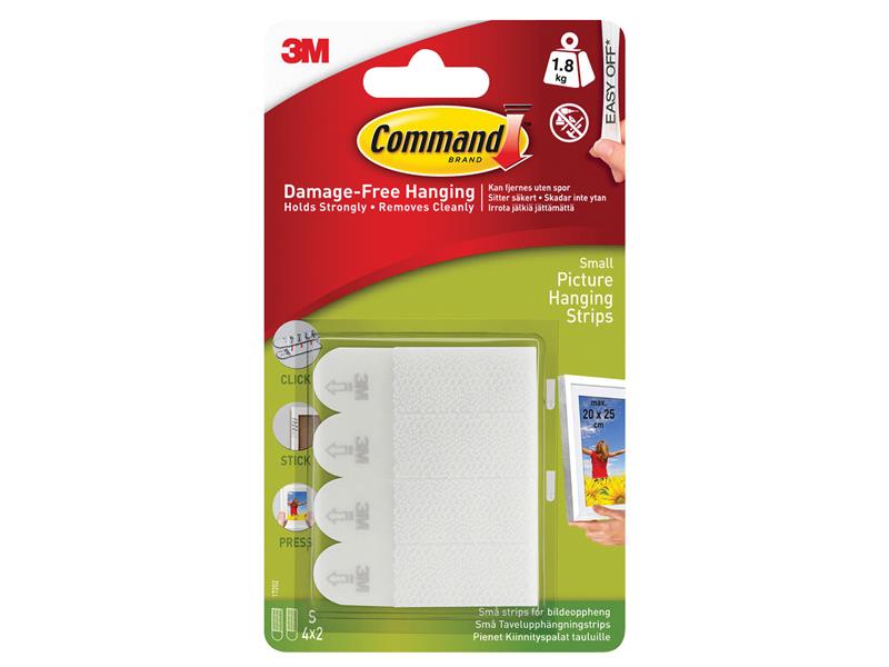 Command™ Picture Hanging Strips, Small (Pack 4) – – Now available at MTN Shop UK. - imagen 2