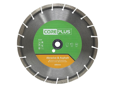 CorePlus AB300 Abrasive & Asphalt Diamond Blade 300mm – – Now available at MTN Shop UK.