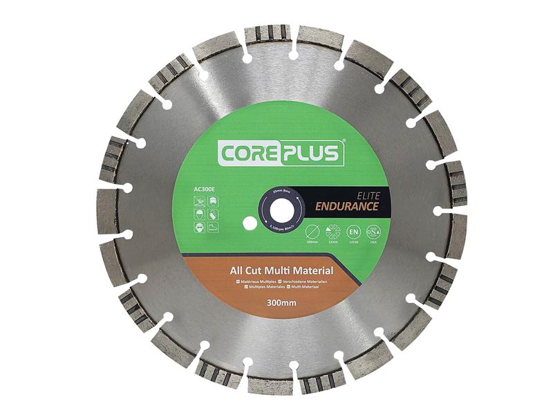 CorePlus AC300E Elite All Cut Multi-Material Diamond Blade 300mm – – Now available at MTN Shop UK.