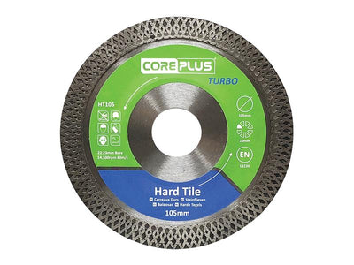 CorePlus HT105 Hard Tile Turbo Diamond Blade 105mm – – Now available at MTN Shop UK.