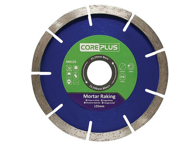 CorePlus MR125 Mortar Raking Diamond Blade 125mm – – Now available at MTN Shop UK.