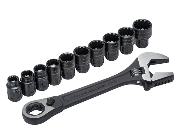 Crescent® X6™ Pass-Thru™ Adjustable Wrench Set, 11 Piece – – Now available at MTN Shop UK.