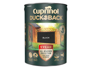 Cuprinol Ducksback 5 Year Waterproof for Sheds & Fences Black 5 litre – – Now available at MTN Shop UK. - imagen 2