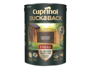 Cuprinol Ducksback 5 Year Waterproof for Sheds & Fences Harvest Brown 5 litre – – Now available at MTN Shop UK.