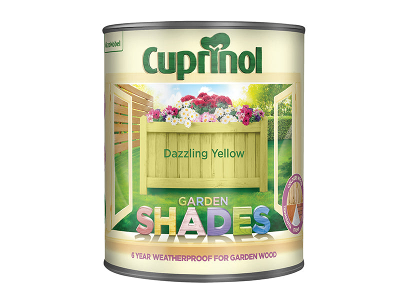 Cuprinol Garden Shades Dazzling Yellow 1 litre – – Now available at MTN Shop UK. - imagen 2