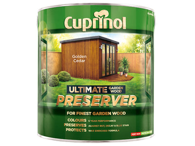 Cuprinol Ultimate Garden Wood Preserver Golden Cedar 4 litre – – Now available at MTN Shop UK.