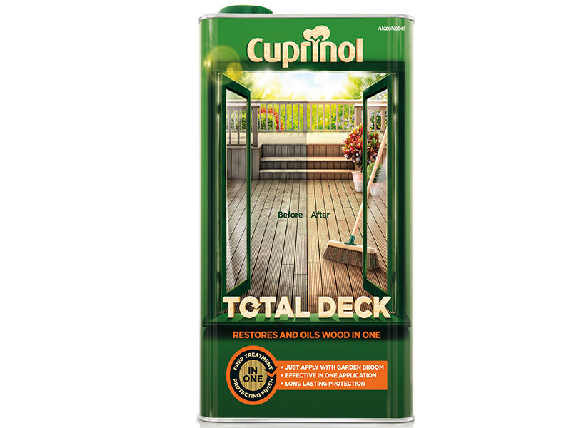 Cuprinol Total Deck Restore & Oil Wood Clear 5 litre – – Now available at MTN Shop UK. - imagen 2