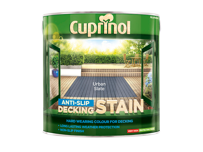 Cuprinol Anti-Slip Decking Stain Urban Slate 2.5 litre – – Now available at MTN Shop UK. - imagen 2