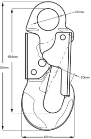 Checkmate Alloy Snap Hook - imagen 2