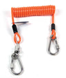 Stronghold Coiled Tether Cord with Carabiners