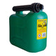 Silverhook Unleaded Petrol Can & Spout Green 5 litre