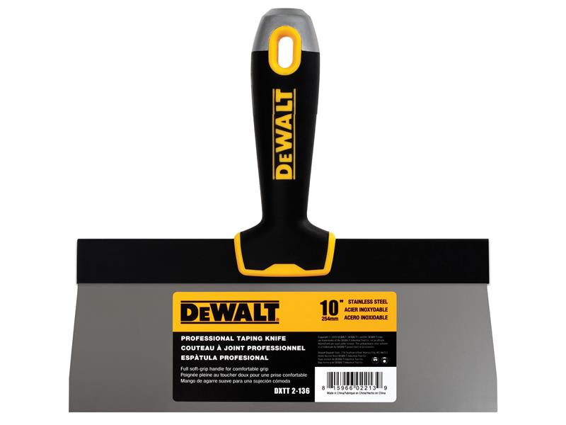 DEWALT Drywall Soft Grip Taping Knife 250mm (10in) – – Now available at MTN Shop UK. - imagen 2