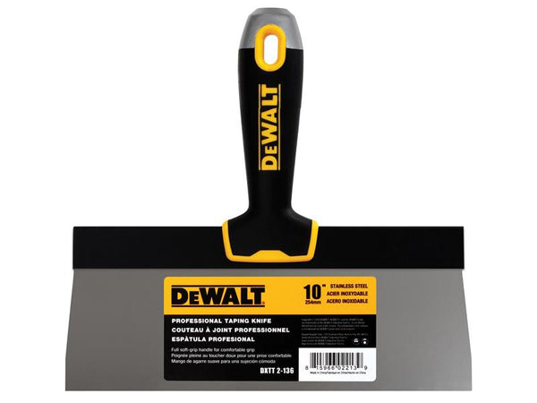 DEWALT Drywall Soft Grip Taping Knife 250mm (10in) – – Now available at MTN Shop UK.