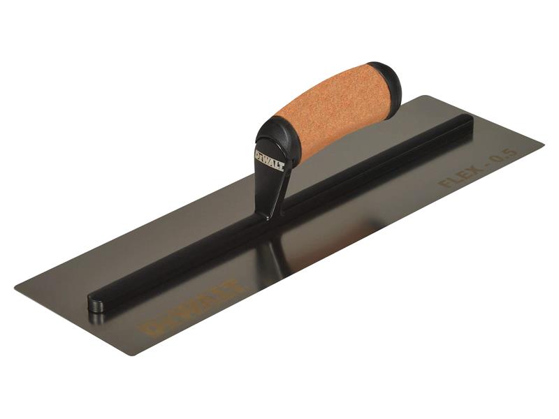 DEWALT Drywall 0.5mm FLEX Stainless Steel Flat Trowel, Leather Handle 16in – – Now available at MTN Shop UK. - imagen 2