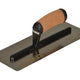 DEWALT Drywall 0.5mm FLEX Stainless Steel Curved Trowel, Leather Handle 12in