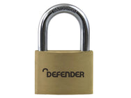 DEFENDER Brass Padlock 50mm Keyed Alike – – Now available at MTN Shop UK.