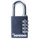 DEFENDER Black Die-Cast Combination Padlock 40mm