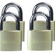 DEFENDER Aluminium Padlock Quad Pack 40mm