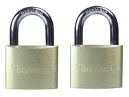 DEFENDER Aluminium Padlock Twin Pack 40mm – – Now available at MTN Shop UK. - imagen 2