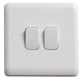 Deta Vimark  Light Switch 2-Gang 2-Way