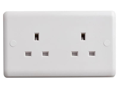 Deta Vimark Unswitched Socket 2-Gang 13A – – Now available at MTN Shop UK.